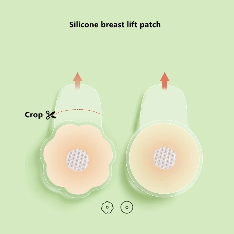 Wholesale Women Lift Up Invisible Reusable Self Adhesive Silicone Breast Lift Tape Nipple Cover Chest Paste Party Dress Bras