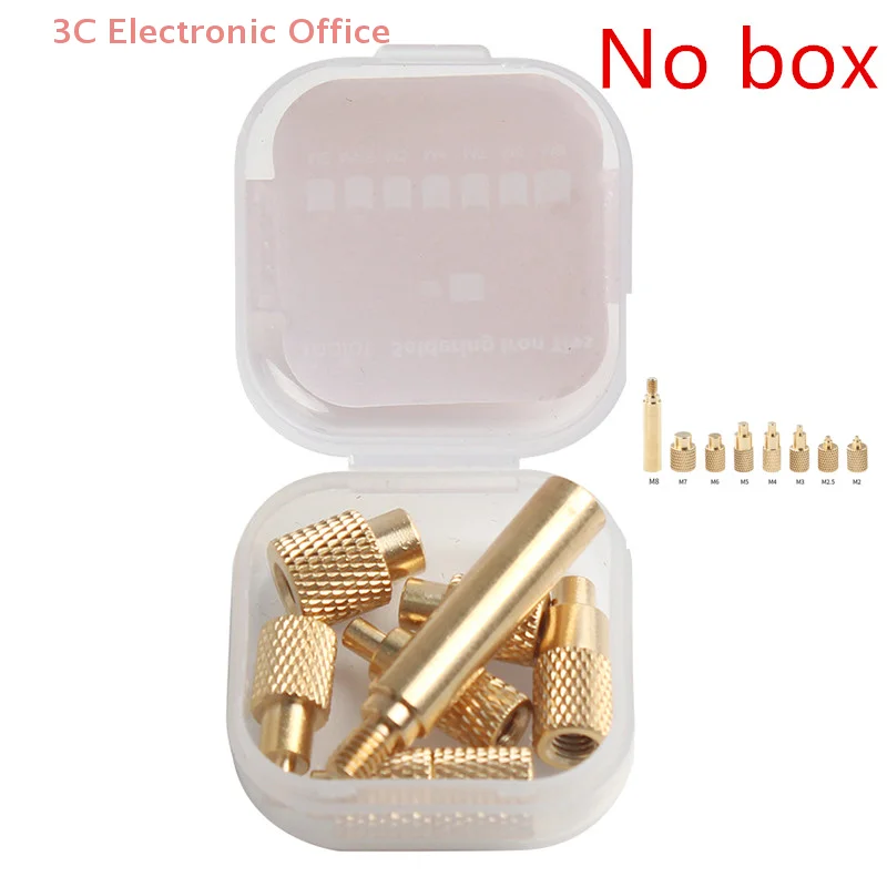 Heat Insert Nut M2-M8 Internal Thread Embedded Iron Tip For 3D Printing Plastic Assembly