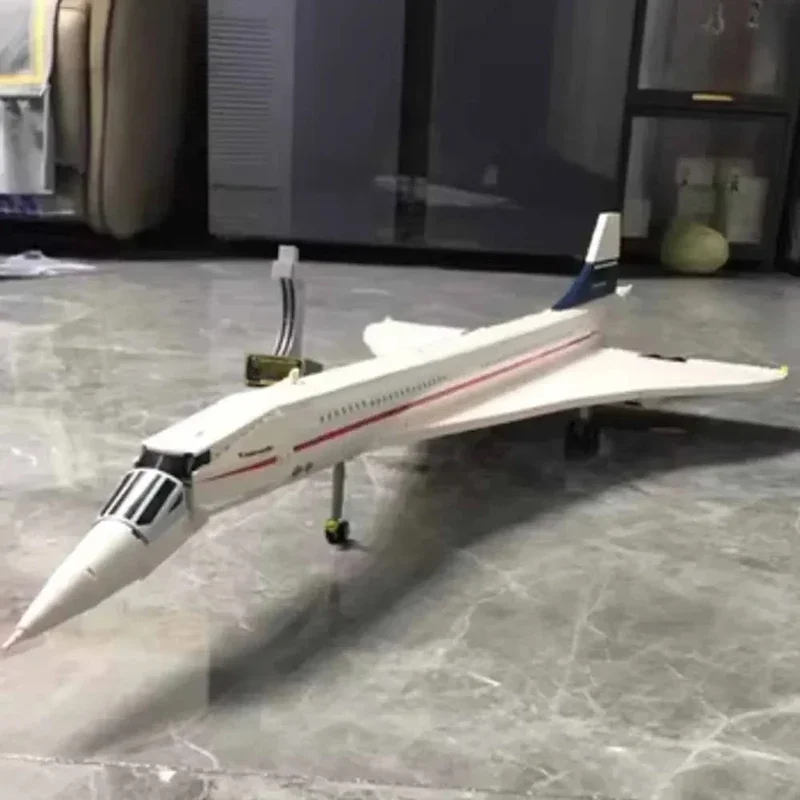 

Concorde Airbus Building Block Technical Airplane Model Brick Educational Puzzle Toy For Christmas Gift Home Decor