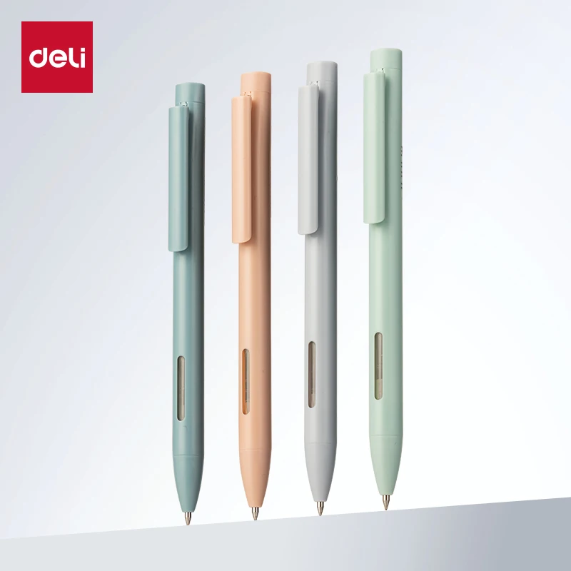 

Deli 4/8 шт. 0,5 мм, черные чернила, быстросохнущая прямая жидкая гелевая ручка, ручка для подписи, офисные принадлежности, школьные принадлежности, подарочные канцелярские принадлежности