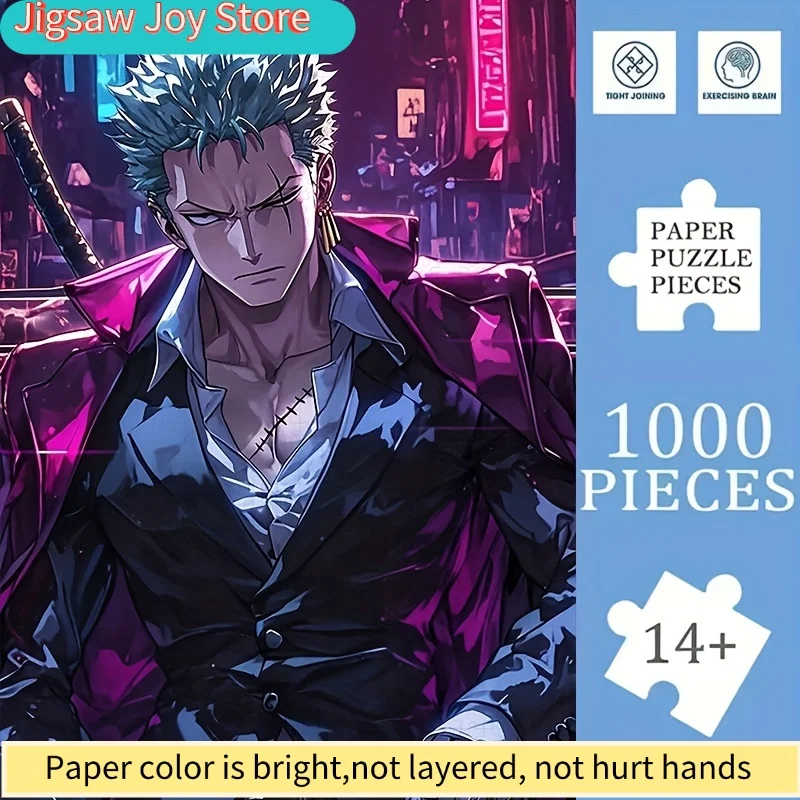 

Пазл для взрослых без рамки с изображением ярких аниме-персонажей. Идеально подходит для спальни, гостиной