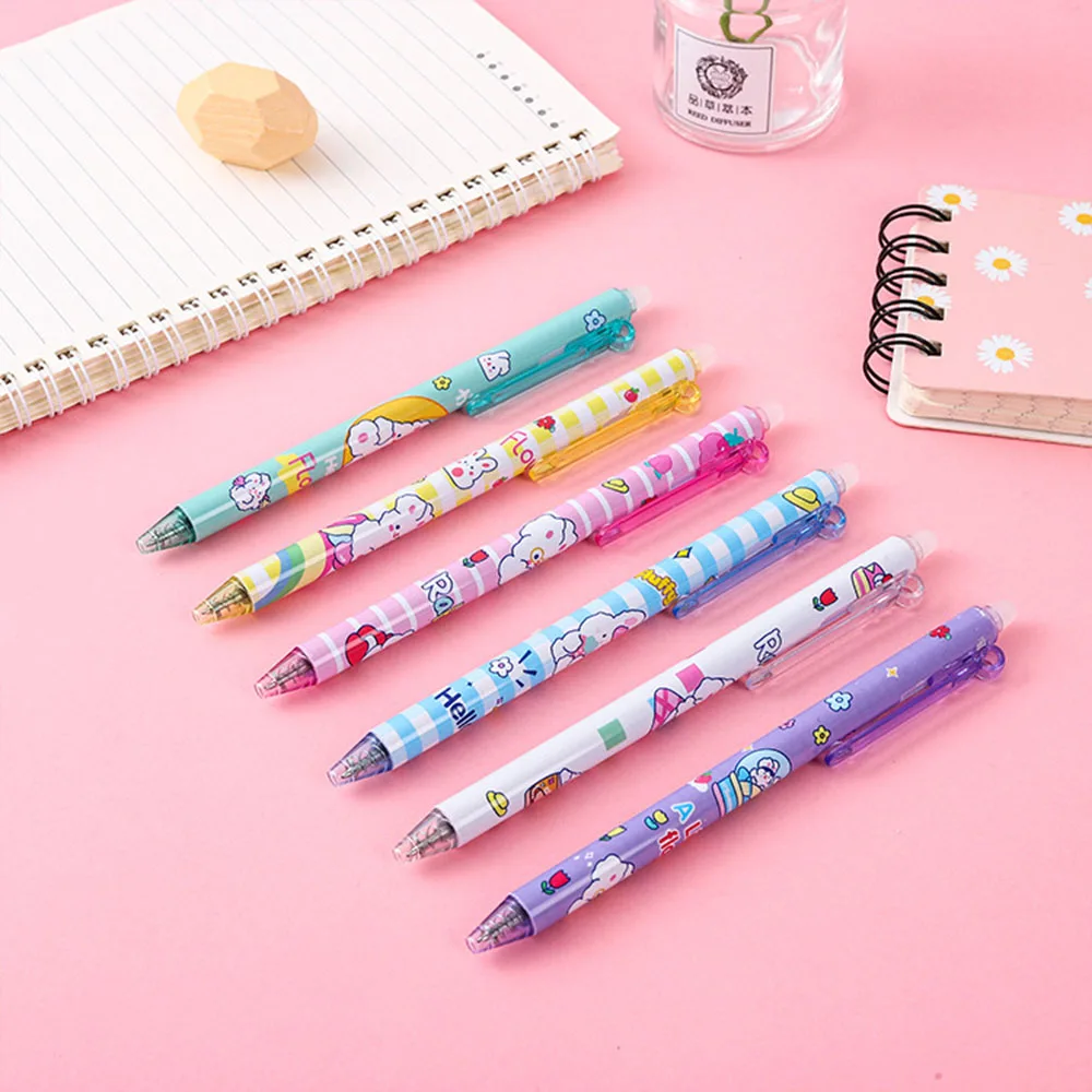 Löschbaren kugelschreiber kawaii Cartoon Löschbaren Gel Stift und Stift Minen Hand Waschbar Stift schule zubehör für mädchen