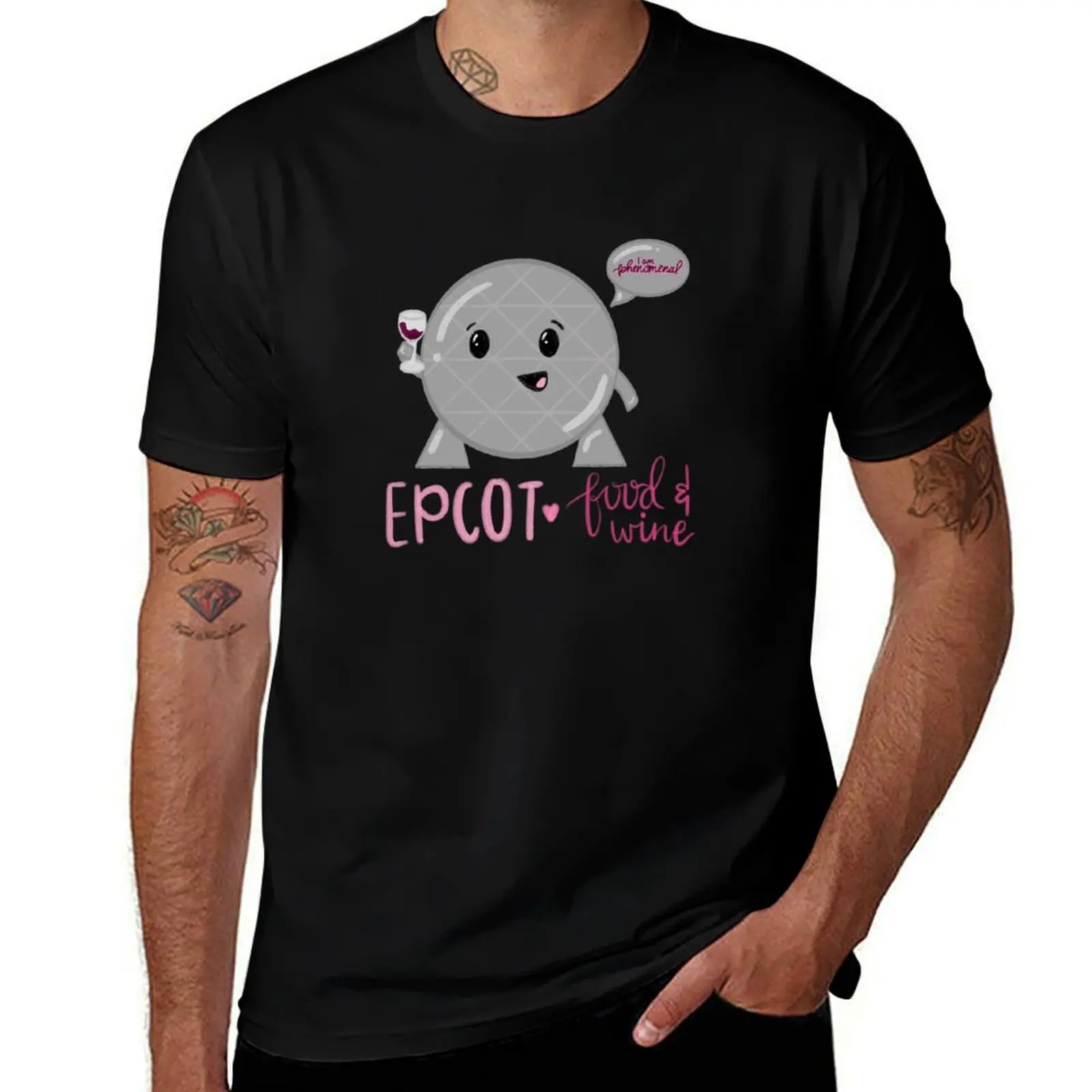 

Food & Wine Festival T-Shirt shirts graphic tee cotton graphic tees oversized t shirt mens workout shirts