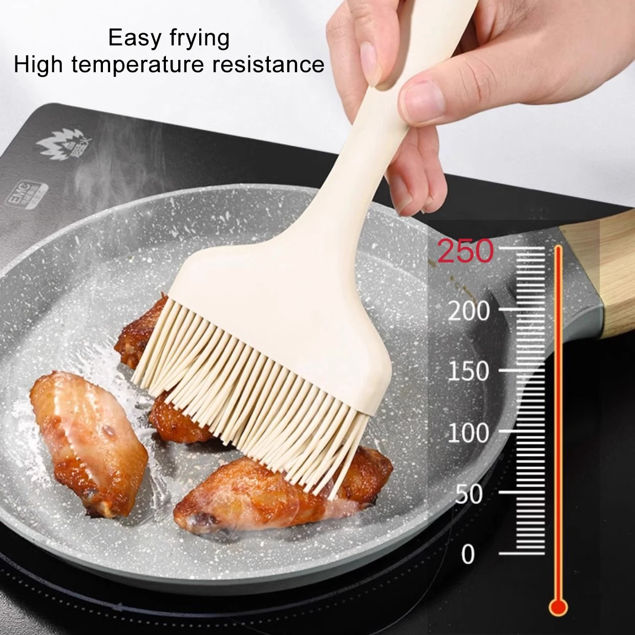 

Silicone Heat Resistant Marinading Meat Grill Basting Pastry Brush For Oil Butter Sauce Sausages Desserts Barbecue BBQ Tools