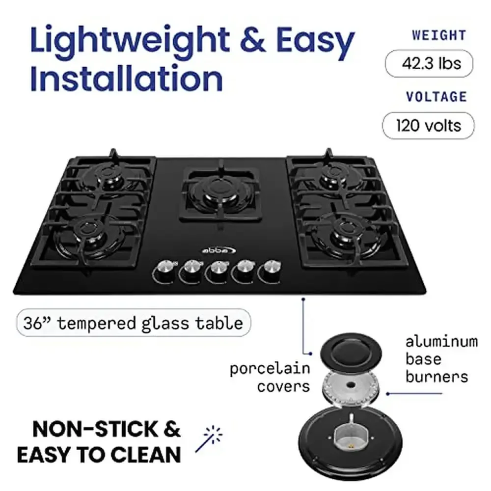 Gas Cooktop 36