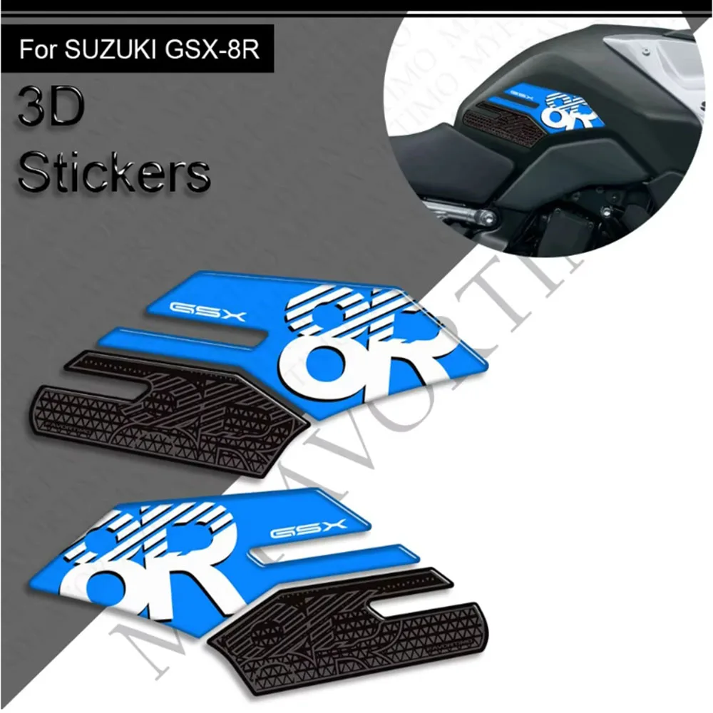 For Suzuki GSX-8R GSX 8R GSX8R Motorcycle Tank Pad Side Grips Gas Fuel Oil Kit Knee Protection Stickers Decals 2024 2025