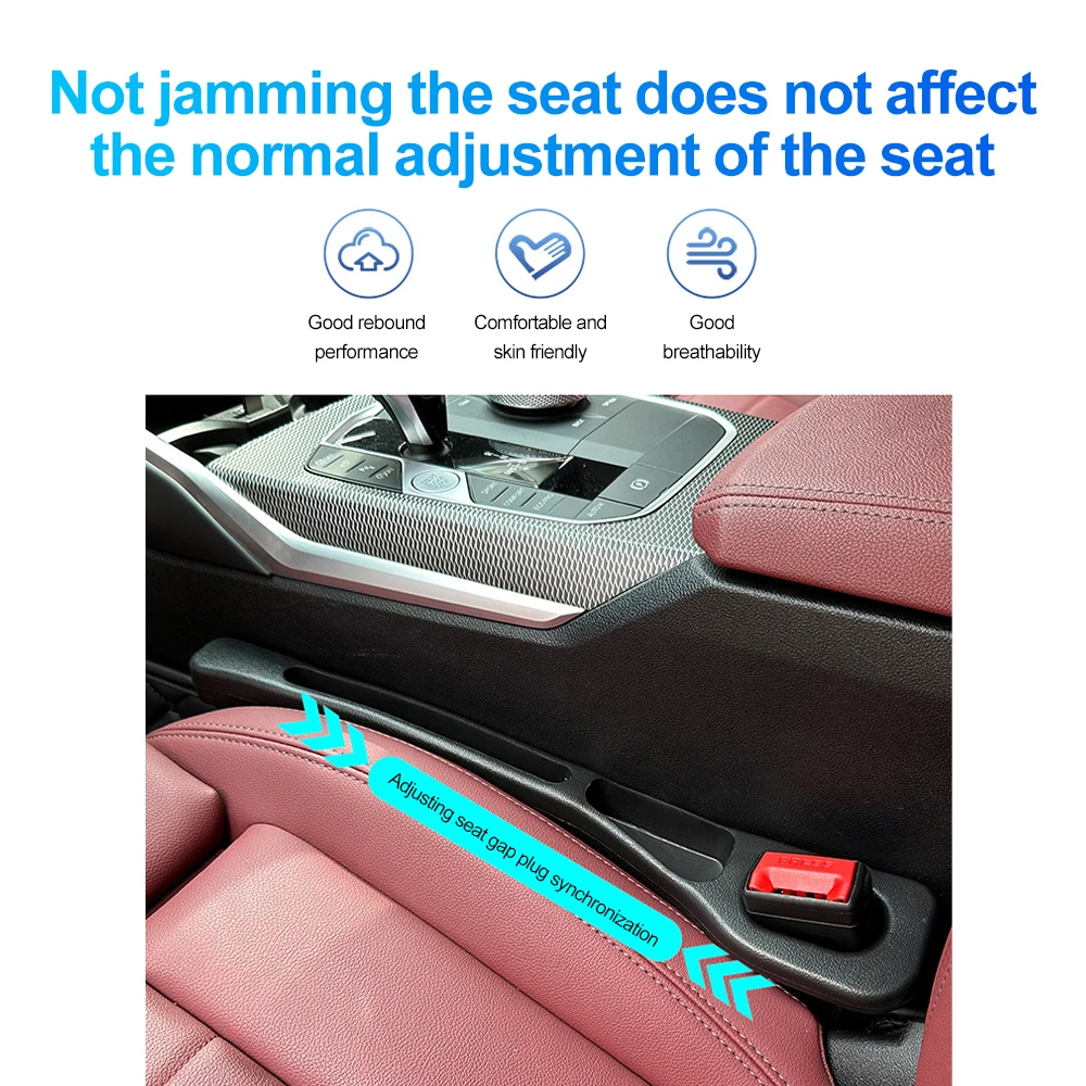 Universal Car Seat Gap Filler Side Seam Plug Strip Interior Decoration Supplies Organizer Accessories for Toyota for Tesla