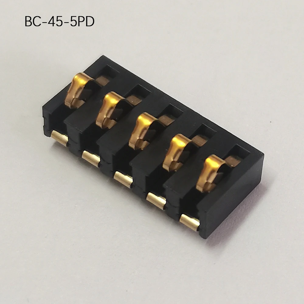 5 Stück B-35 B-45 B-70 Batterie-Federkontaktverbinder 2 3 4 5 6 7 Pin 4mm 4,25mm 2,54mm Rastermaß Batterie-Kontaktbuchse – Detail 11