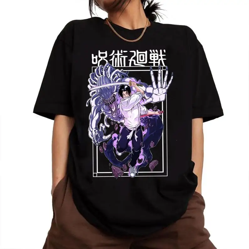 Anime Okkotsu Yuta and Rika Shirt, Anime Sweatshirt