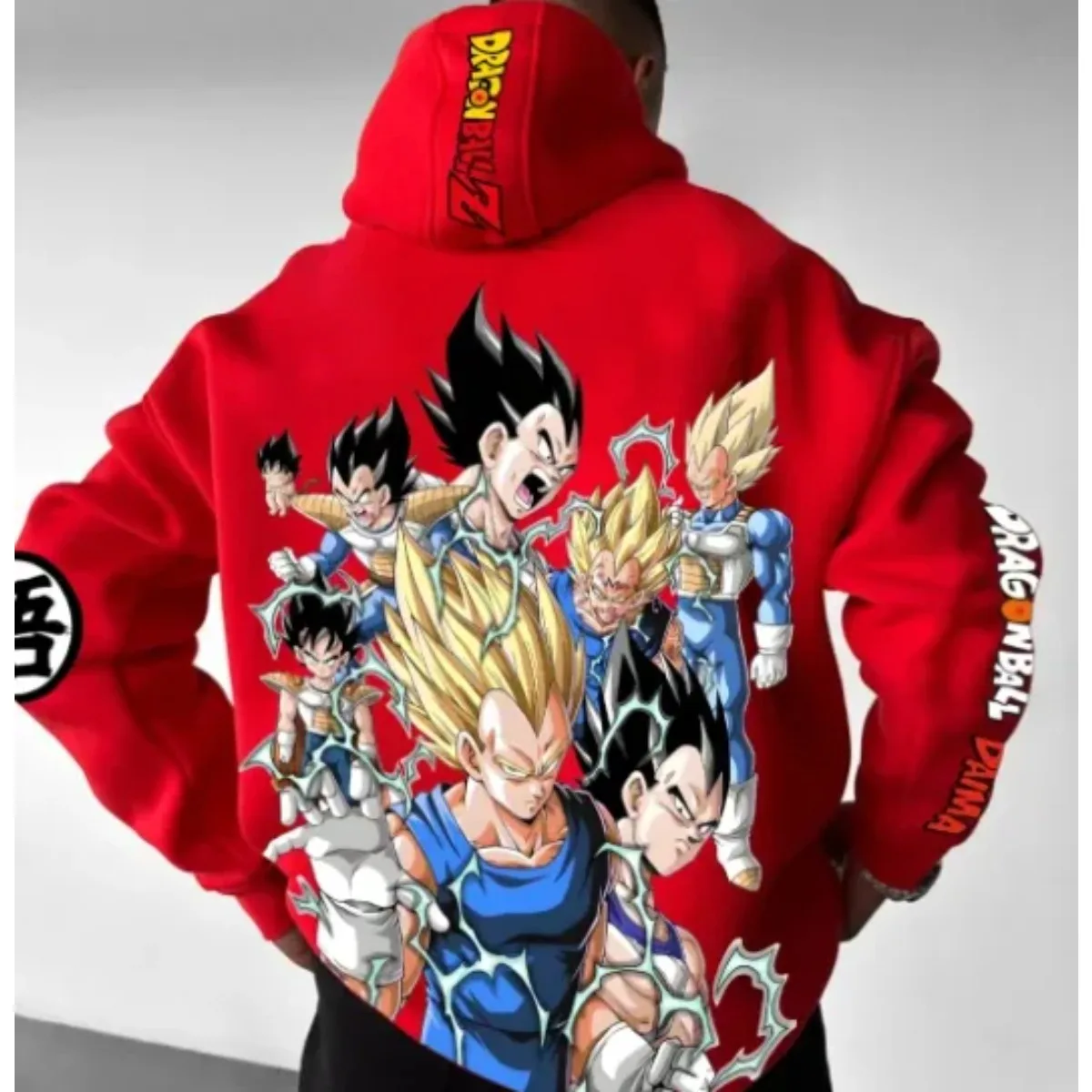 

Dragon Ball 2025 Trend Explosion Новый свитер с капюшоном Bandai Модная повседневная толстовка с длинными рукавами в уличном стиле Y2K Harajuku унисекс