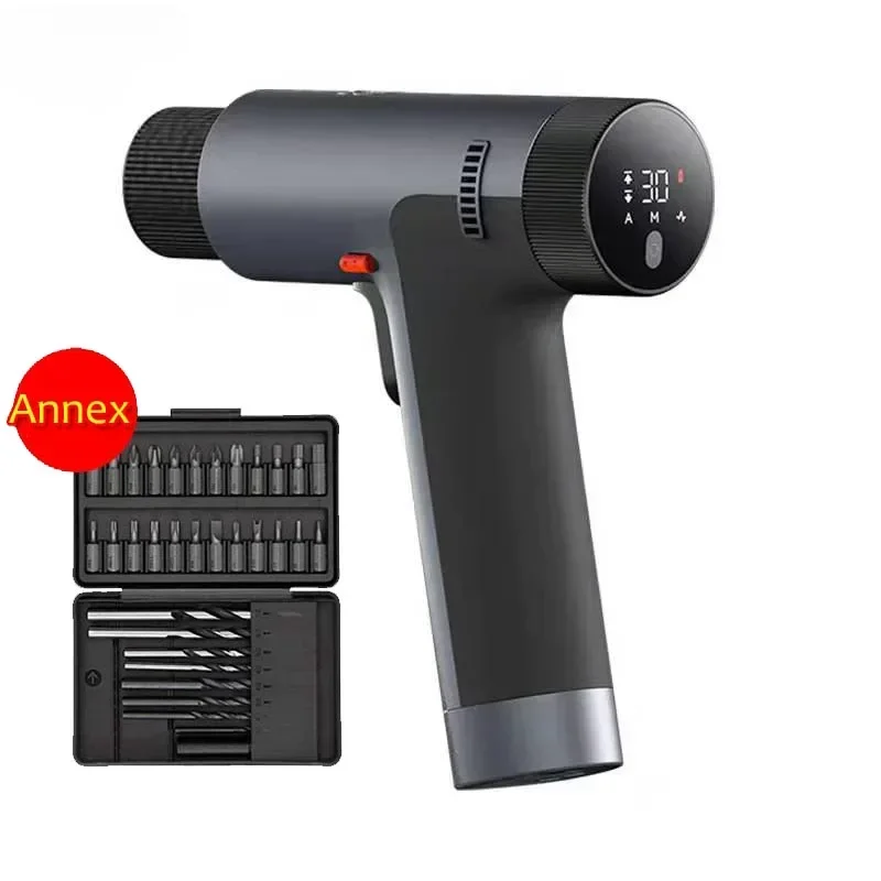 Smart Brushless Smart Home Electric Drill Smart Screen Displays Multi-function Home DIY Screwdriver Power Tool