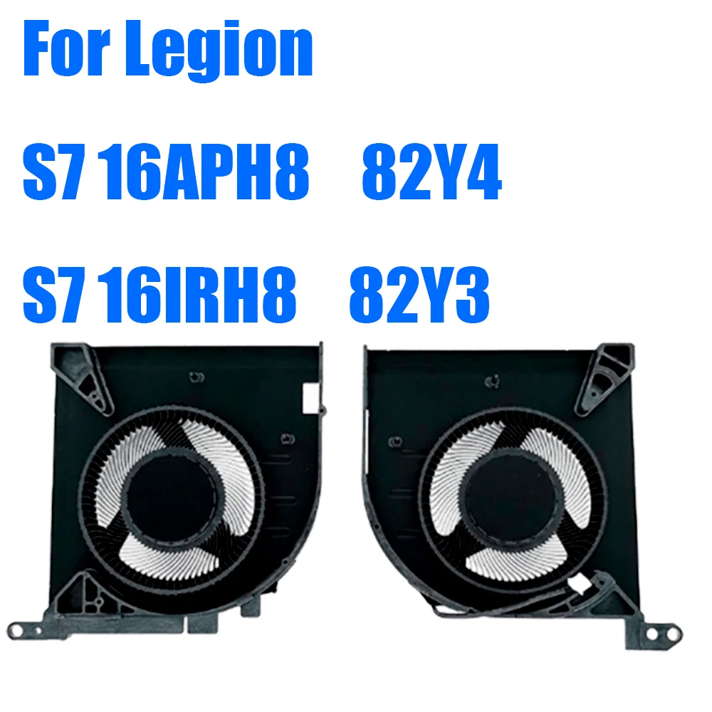 For Lenovo For Legion S7 16APH8 82Y4 S7 16IRH8 82Y3 DC12V Laptop CPU+GPU Fan