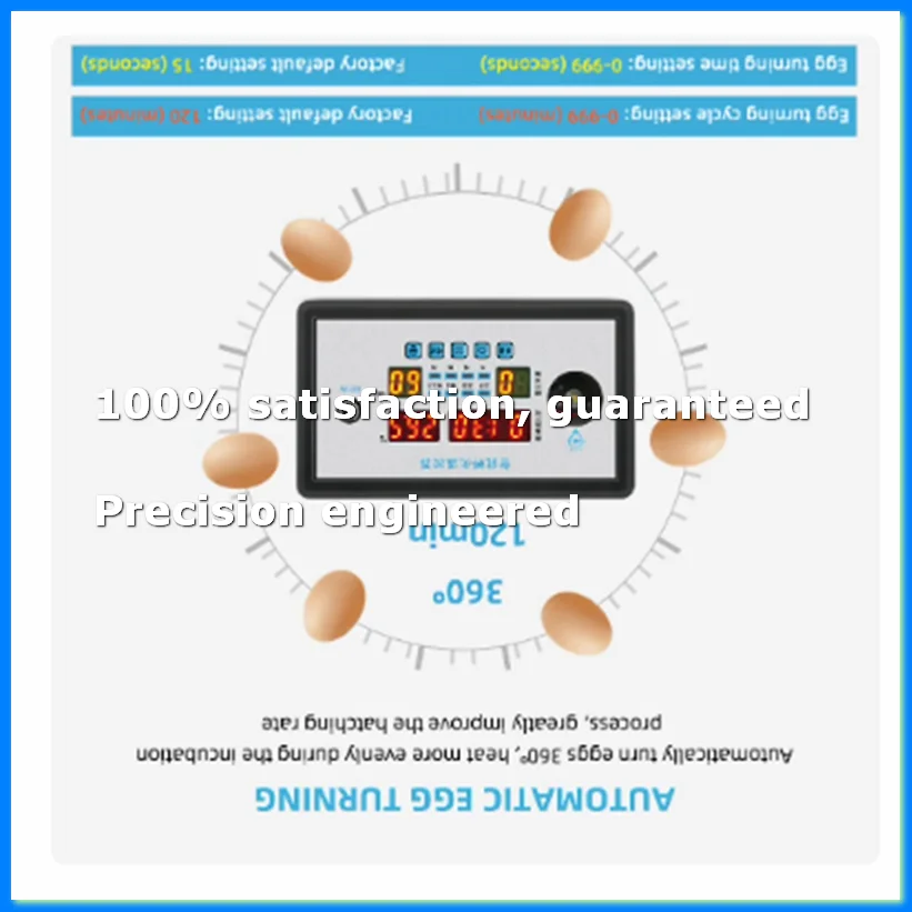

Smart Thermostat Digital ZFX-W9002 Thermostat Temperature Humidity Control Incubator 360 Automatic Egg Turning 12V-A69M