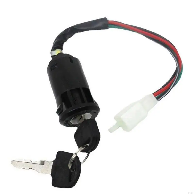 

P9FD Motorcycle With Wire Start Switch Door Locks Ignition Switch Key For 50cc 70cc 90cc 110cc 125cc Dirt Bike