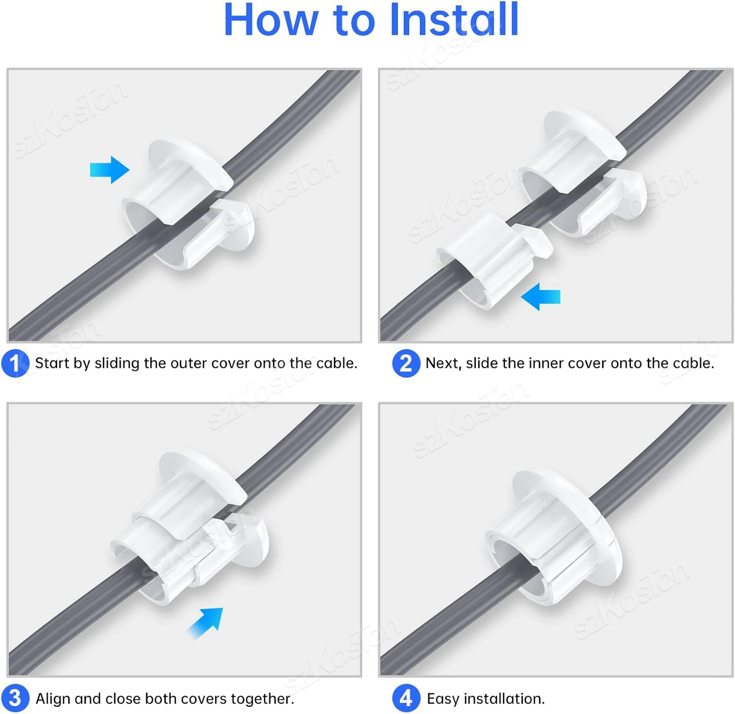 1-Zoll Wandbuchse Tülle für Starlink Dishy Ethernet Kabel Organizer Netzwerk Draht Möbel Draht Loch Kabel Routing Kits