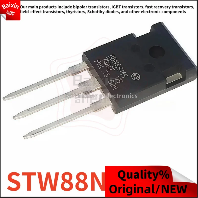

10PCS NEW STW88N65M5 88N65M5 TO-247 650V 88A High power field-effect transistor