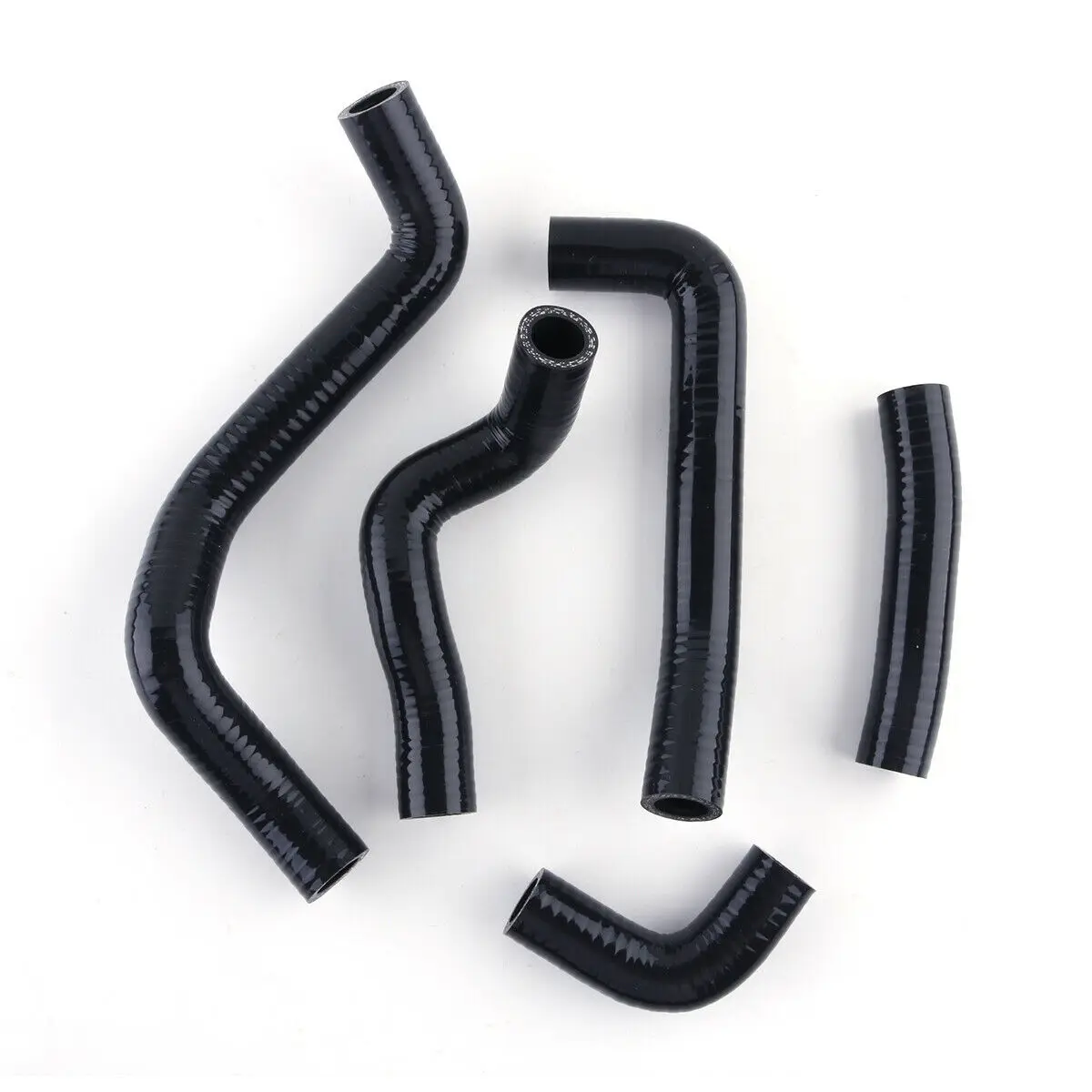 5PCS 3-PLY For 1995-2006 Kawasaki KDX220R KDX200 1996 1997 1998 1999 2000 2001 Motorcycle Silicone Radiator Coolant Hose Kit