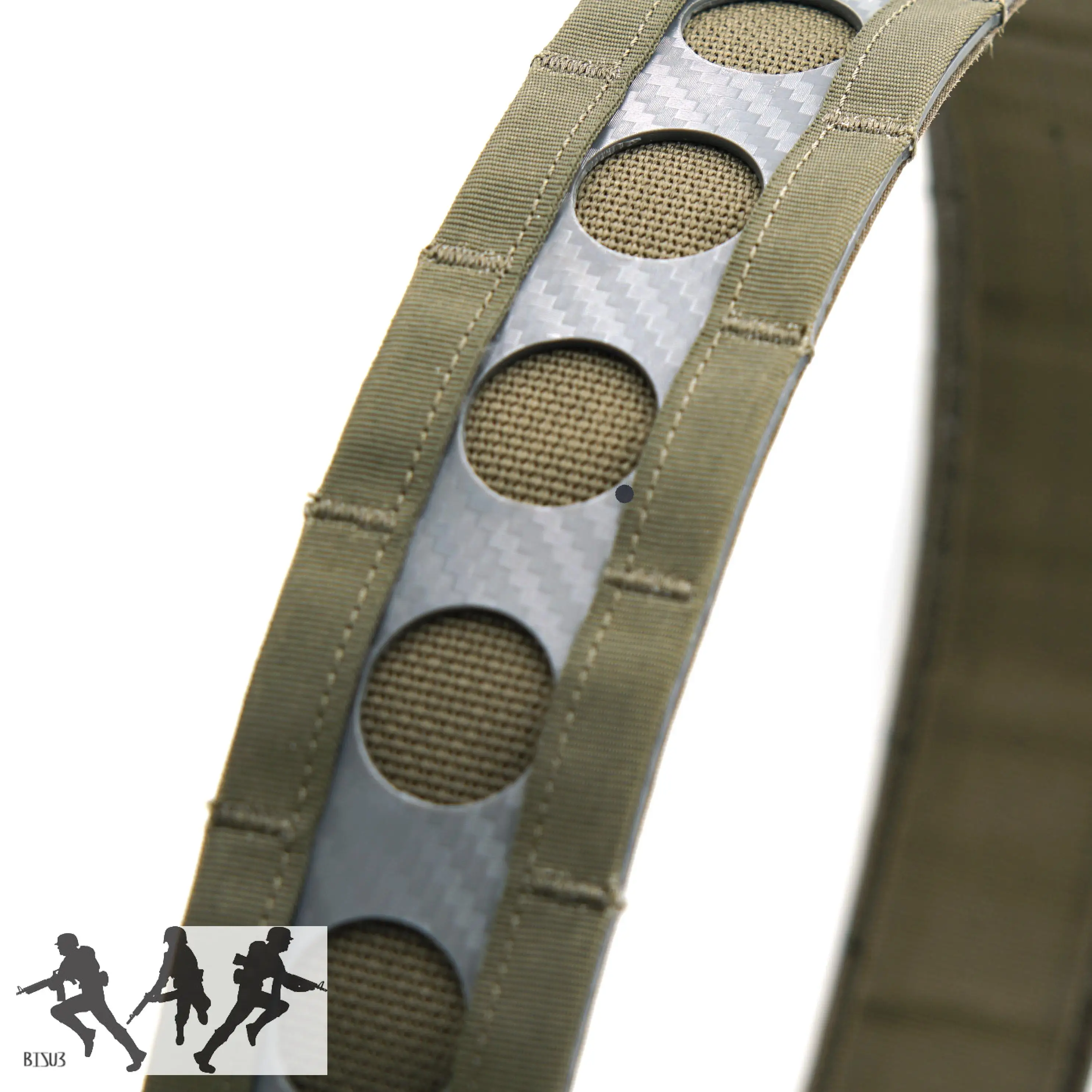 Tactical Bison Belt Shape Waist Seal Metal buckle Military Airsoft Waistband Inside and Outside Style Ferro style Belt