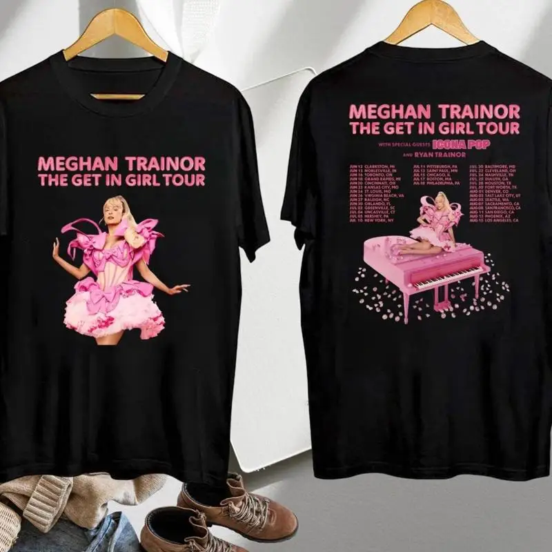 SALE! Meghan Trainor The Get In Girl Tour 2026 North America T-shirt