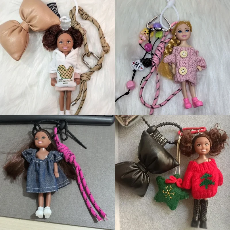 

Special Offer Cute Girls Bag Pendant Trend Diy Clothing Keychain Mobile Phone Bag Pendant Ornaments Car Key Ring Bag Decoration