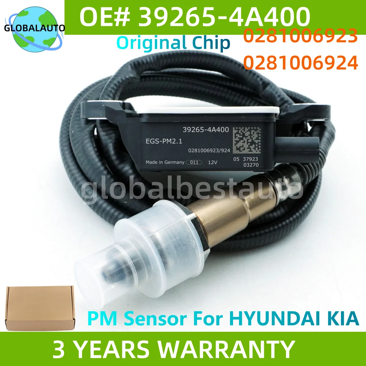 

Датчик твердых частиц PM 39265-4A400 392654A400 0281006923 0281006924 для Hyundai GRAND Starex H-1 i800 H300 iLOAD 2.5 CRDi