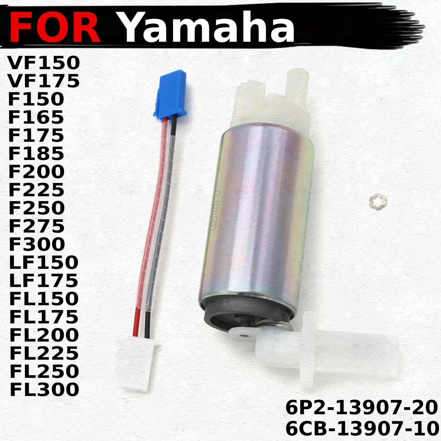 

Fuel Pump With Filter Fits For Yamaha F200C ETX F225 TL/U/XR F225B ETU/X F225C ETL F250 TU/XR BTU/XR 6P2-13907-00