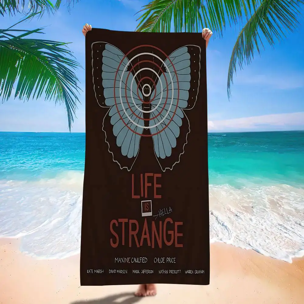 Indie Game Life Is Strange Microfiber Beach Towel Absorbent Quick dry Soft Yoga Swimming Resort Mountain Climbing Towel