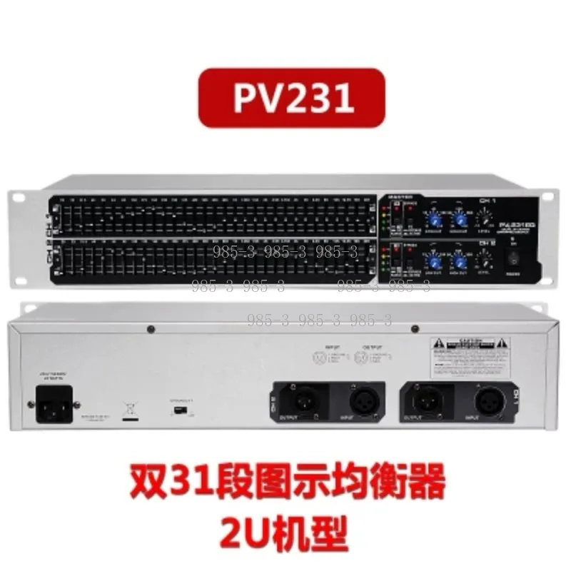 Peavey PV231EQ Dual 31-Band Equalizer for Stage Audio