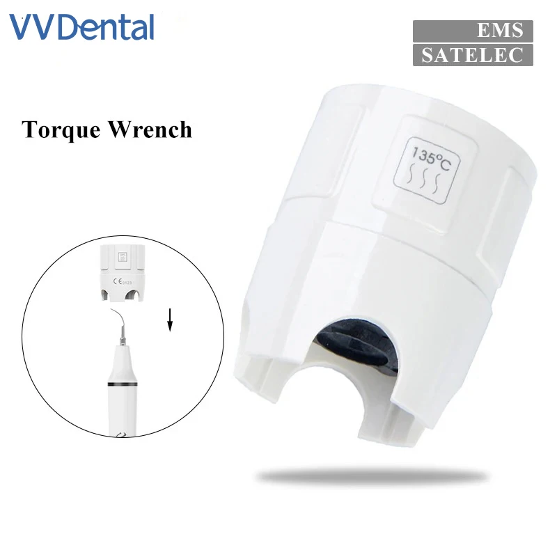 VVDental TW-3LUltrasonic Scaler Tips Torque Fit Woodpecker Scaler  Tip Key Dentist Instrument Air Scaler Tips Wrench