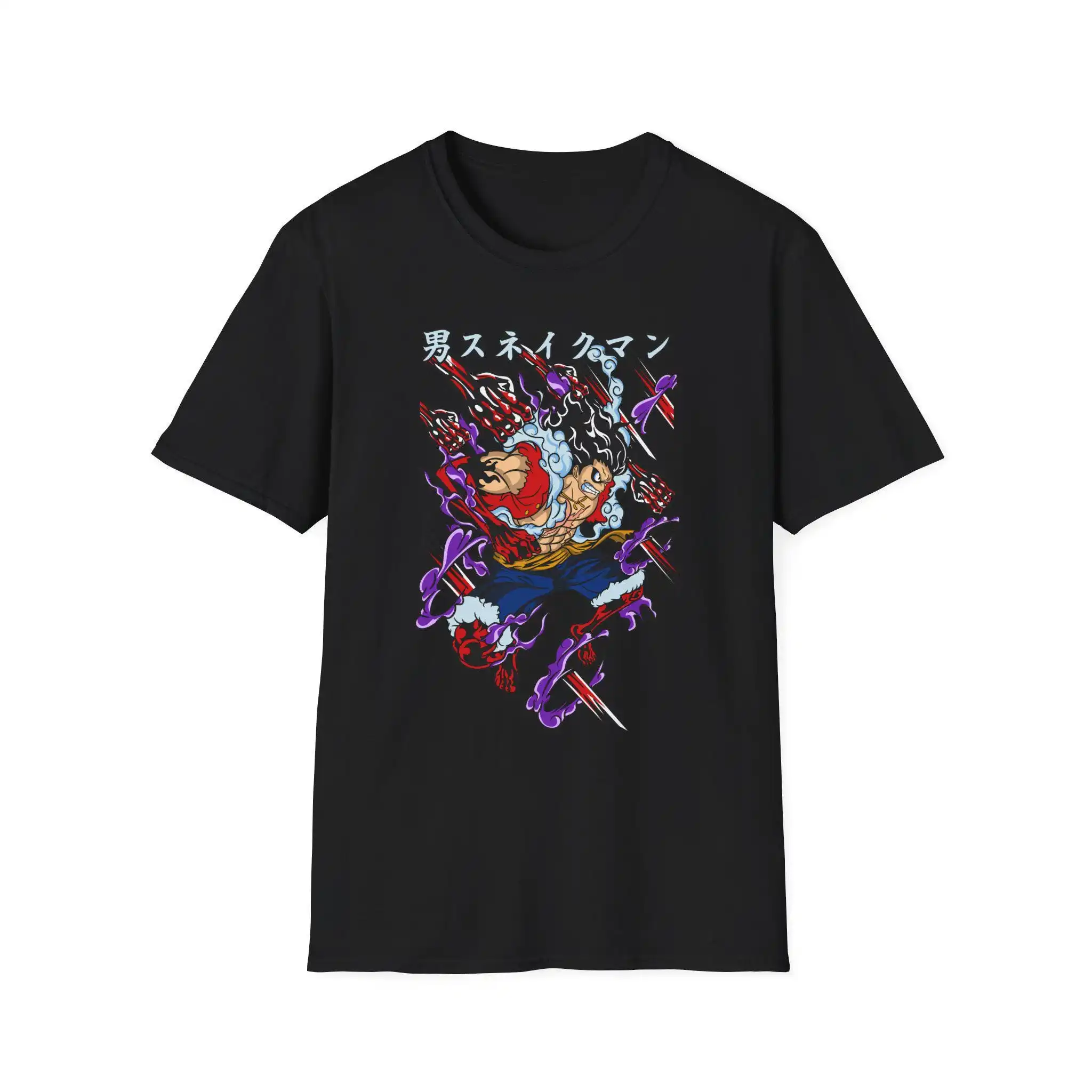 2026 Summer ONE PIECE Retro Cosplay T-shirt Men's Oversize Casual Cotton Printed Short-sleeved Unisex Children's Sports Shirt