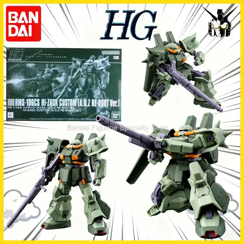 

Комплект модели Bandai HGUC 1/144 Gundam RMS-106CS Hi-Zack Custom (версия RE-BOOT) Аниме фигурка модель для мальчиков игрушки подарки