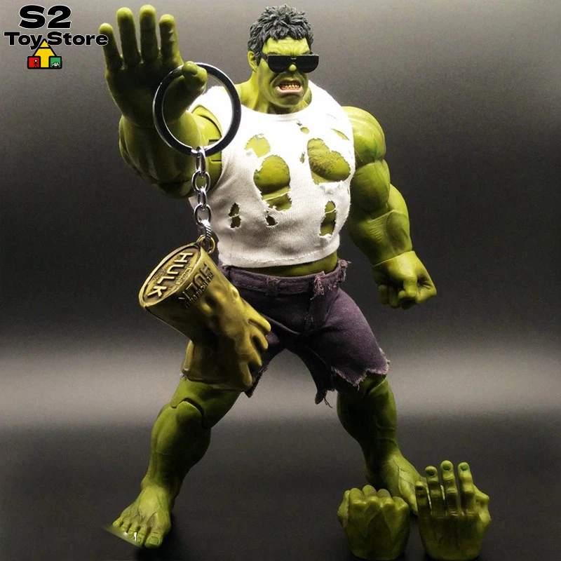 

Avengers Endgame Professor Hulk Figure Casual Wear with Sunglasses 7-Inch Articulated Collectible Action Model Fan Gifts