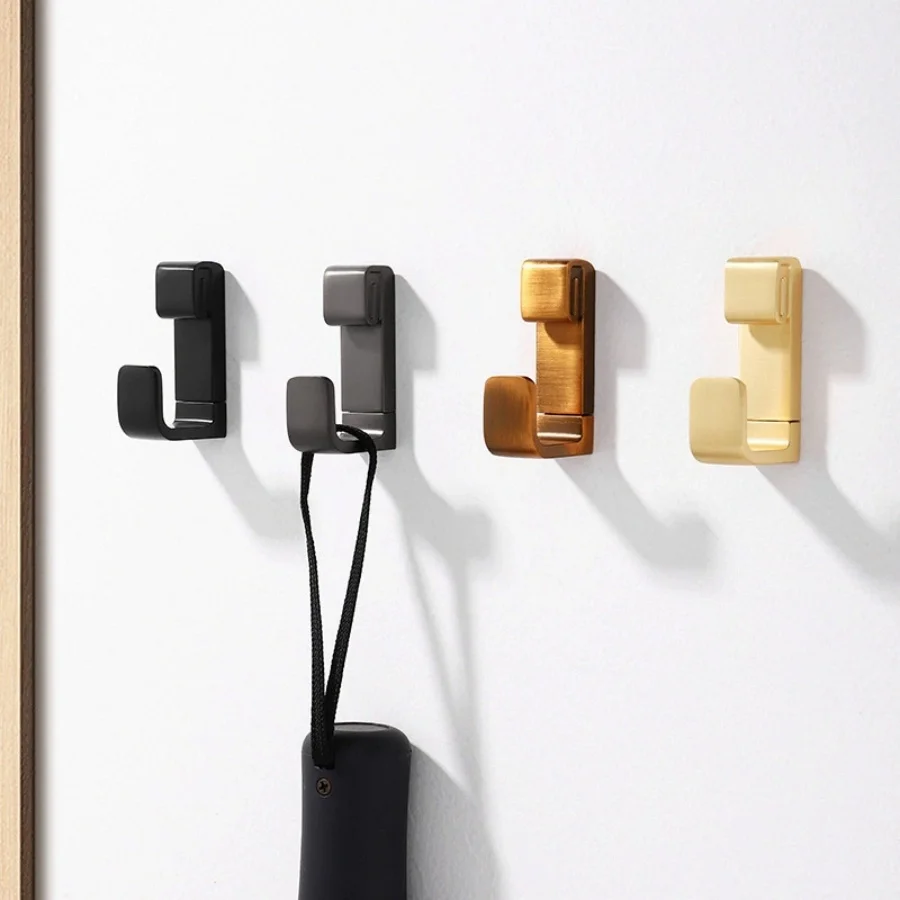 Modern minimalist zinc alloy clothes hangers for furniture hardware, closet door back clothes hangers hat rack in the closet
