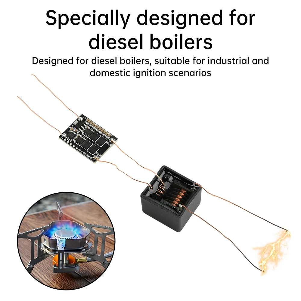 

DC 4-12 В до AC 20 кВ Boost Spark Arc Модуль катушки зажигания Дуговый воспламенитель Высоковольтный модуль Плата драйвера Трансформаторная зажигалка