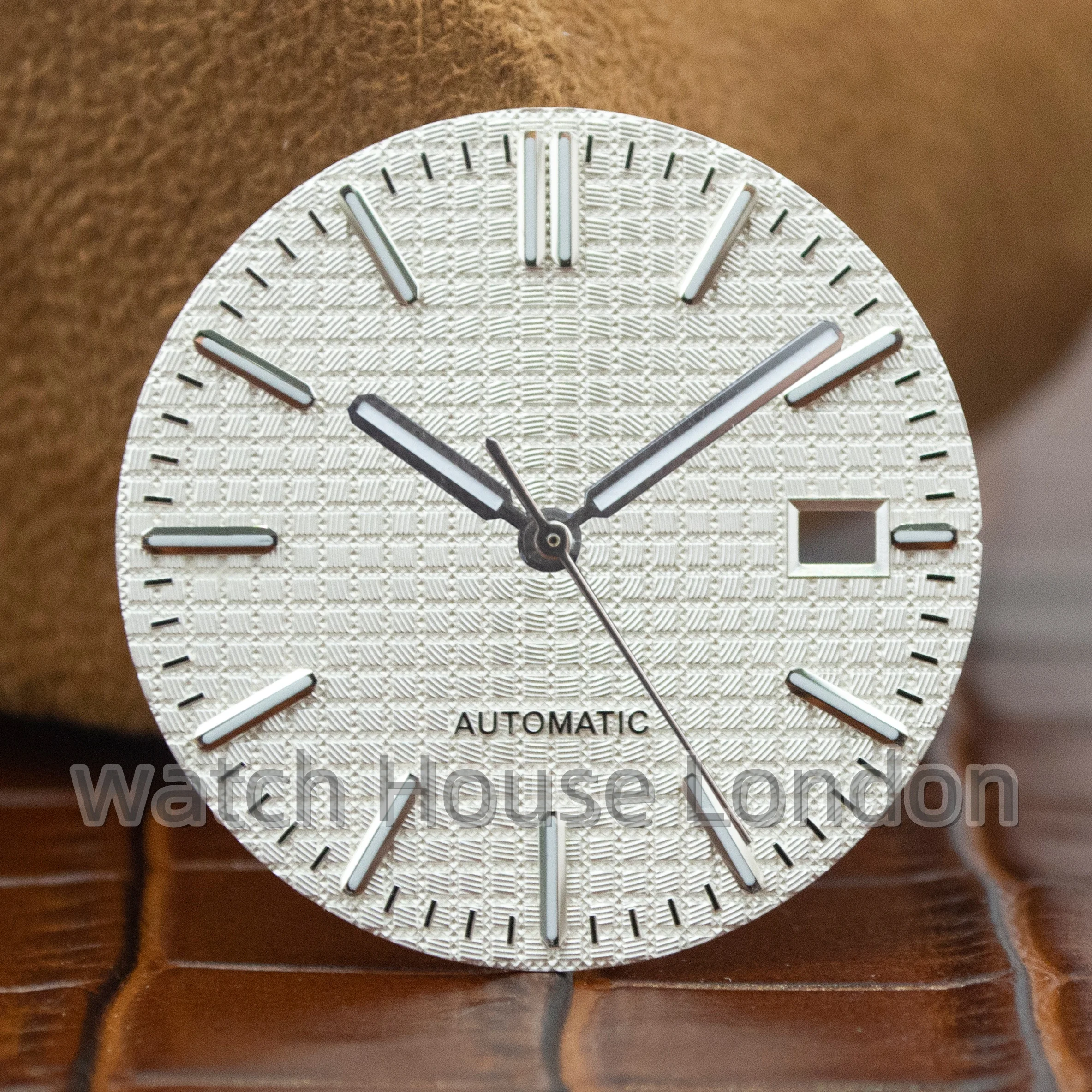 31.8 مللي متر NH35 الهاتفي الأيدي لحركة NH35A رويال أوك ap ساعة الطلب مؤشرات الوجه الإبر اكسسوارات الأخضر مضيئة ساعة أجزاء