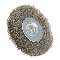 1PC Crimped Wire Wheel Brush 75mm Stainless Steel For Angle Grinder Flat Crimped Wire Wheel Brushes
