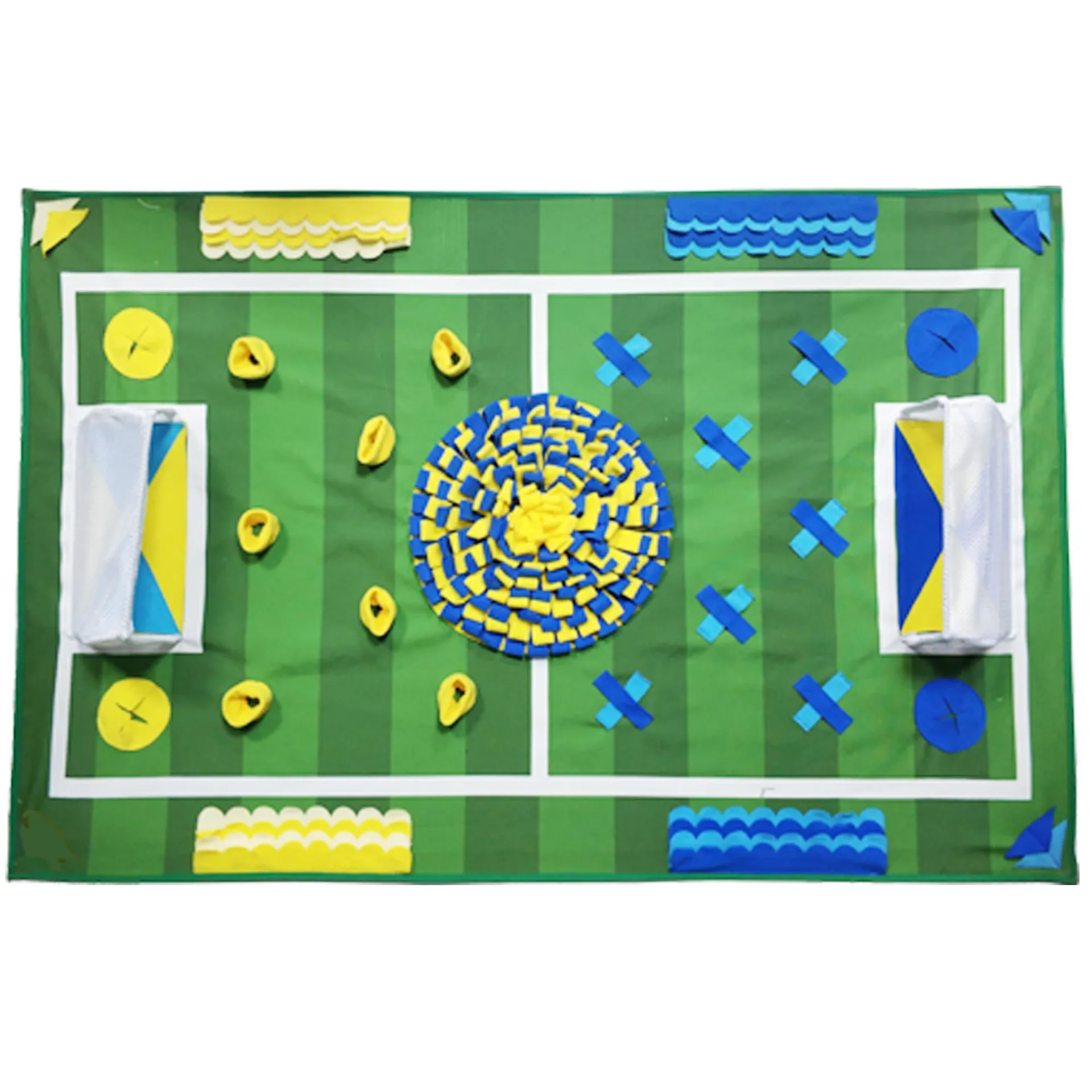 Dogs Snuffle Mat Football Field Pet Leak Food Mattress Cat Dog Training Blanket Nose Work Toy Pet Slow Feeding Intelligence Mat