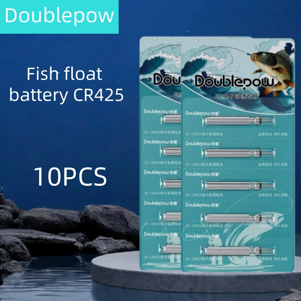 5-50PCS CR425 Luminous Battery Fishing Float Night Fishing Accessories Tackles Electronic Floats Batteries