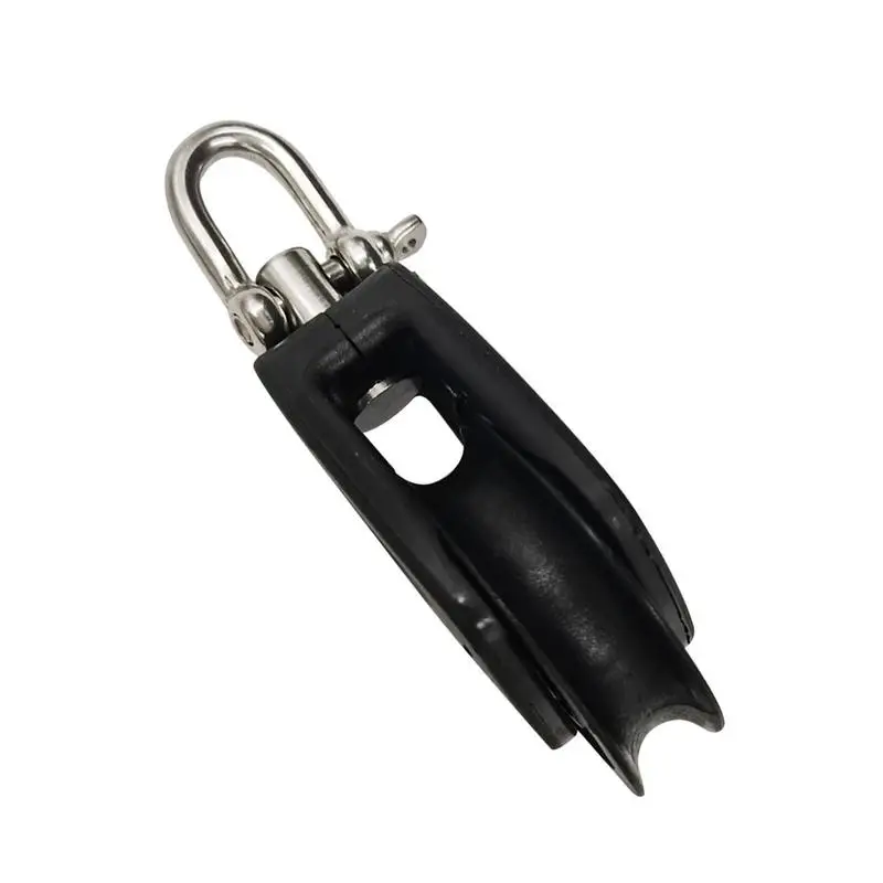 Cable Pulley Wheel 2pcs Silence Traction Wheel Heavy Duty Lifting Single Bearing Block Silence Rotation Traction Wheel For Gym