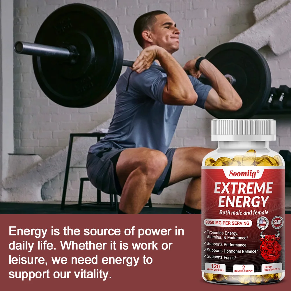 Ultimate Male Enhancing Supplement - 120 Capsules for Men Replenishes, Restore Drive & Health Support