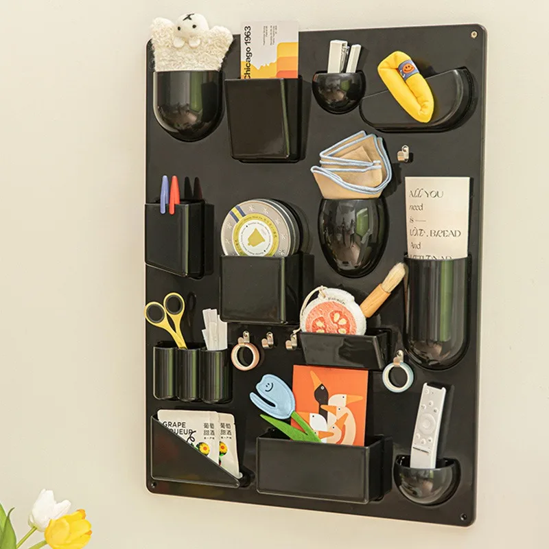 Windwand-Aufbewahrungsregal, Desktop-Aufbewahrungsstift, eingefügt in den kreativen Wanddekorations-Requisiten im nordischen Eingang