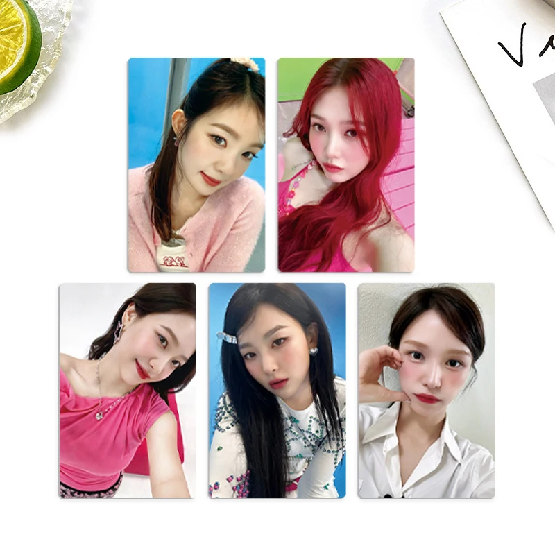 Kpop Idols Irene SeulGi Photocard 5pcs/Set Double Sides Printing Korean Style LOMO Card Special Card Yeri Joy Fans Collection