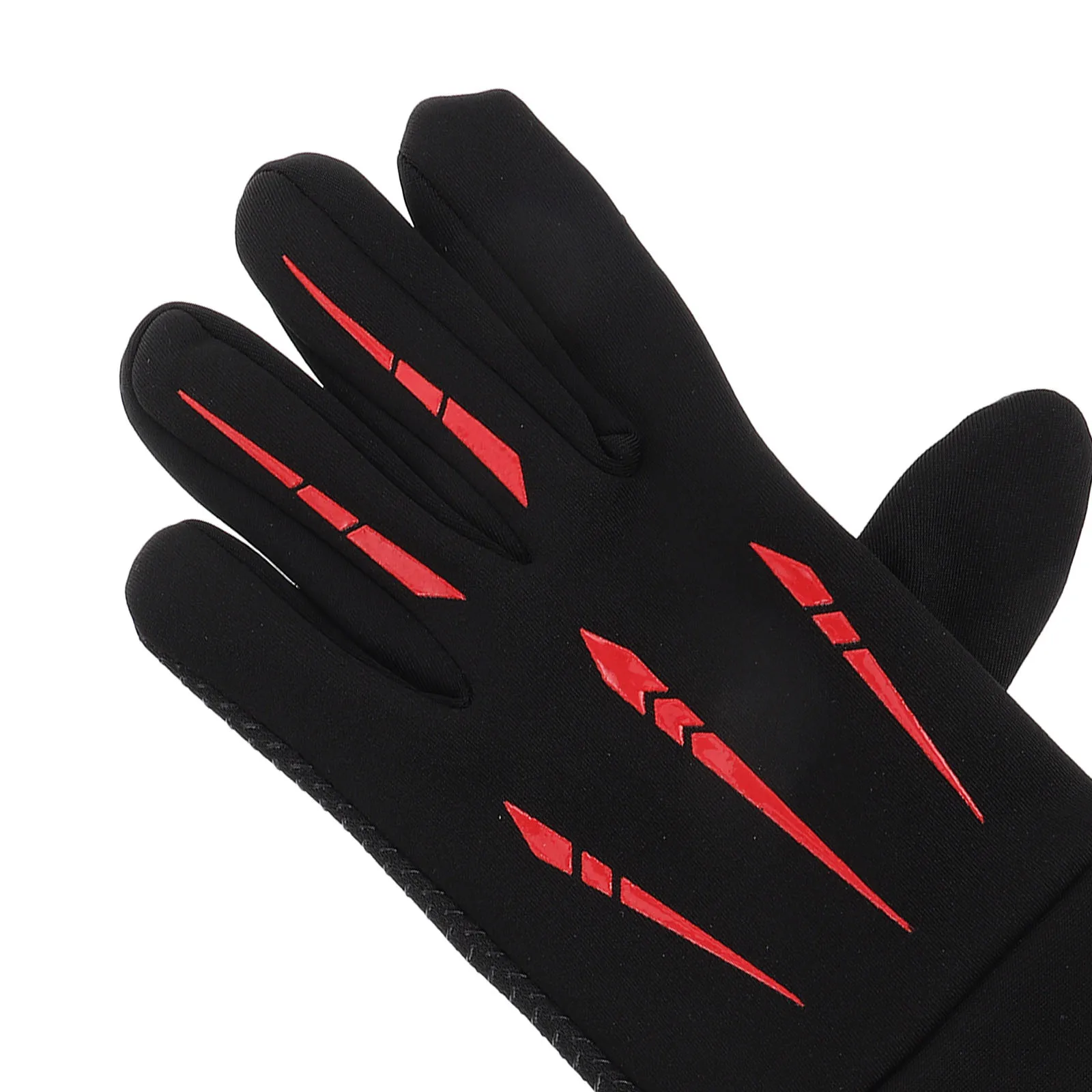 قفازات ركوب الدراجات للرجال مقاومة للماء للدراجات النارية وركوب الدراجات الصيفية Bmx ATV Fox Dirtbike باللون الأحمر فوق القفازات