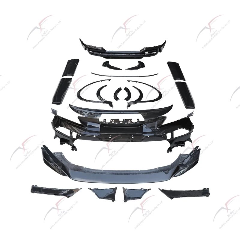For Lotus Eletre S+R+body Kit Upgrade Carbon Fiber Front Lip Spoiler&Grille&Fenders&Rear Diffuser&rear Wing&Hood Decoration