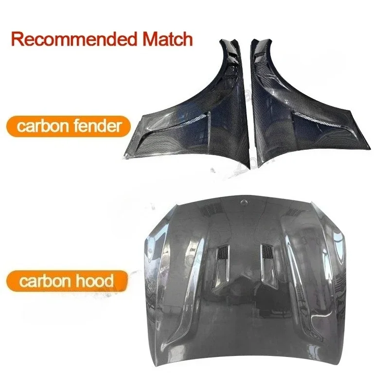 Car Body Kit CSL Style Black Rear Carbon Fiber Trunk For Mercedes W204 C63 Amg Coupe