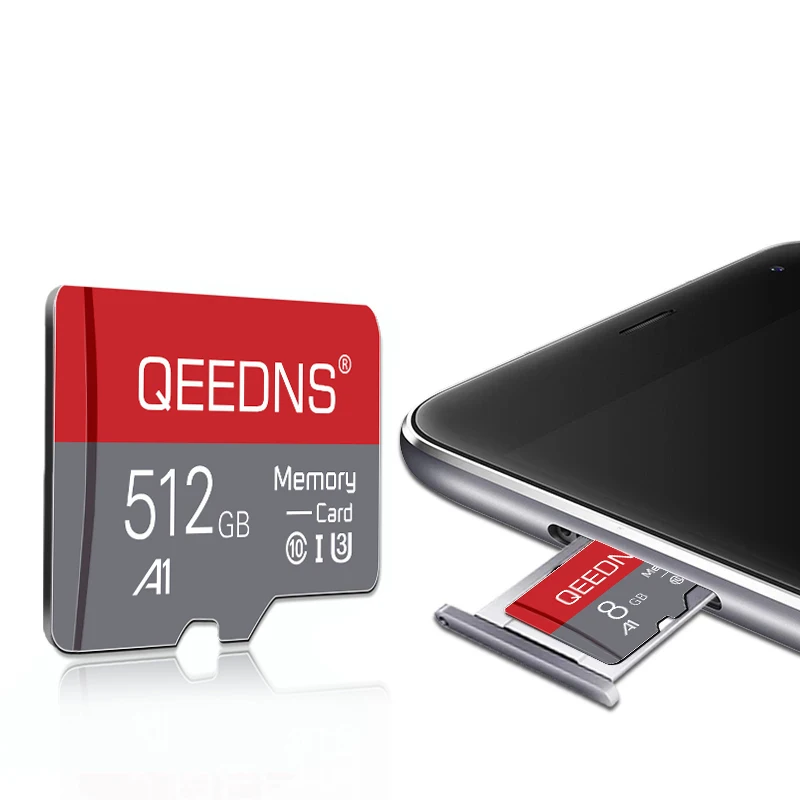 High Speed Micro TF SD Card, 512GB, 256GB, Flash, Mini TF Card, 128GB, 64GB, Cartão de Memória Classe 10 para Condução Gravador Monitoramento