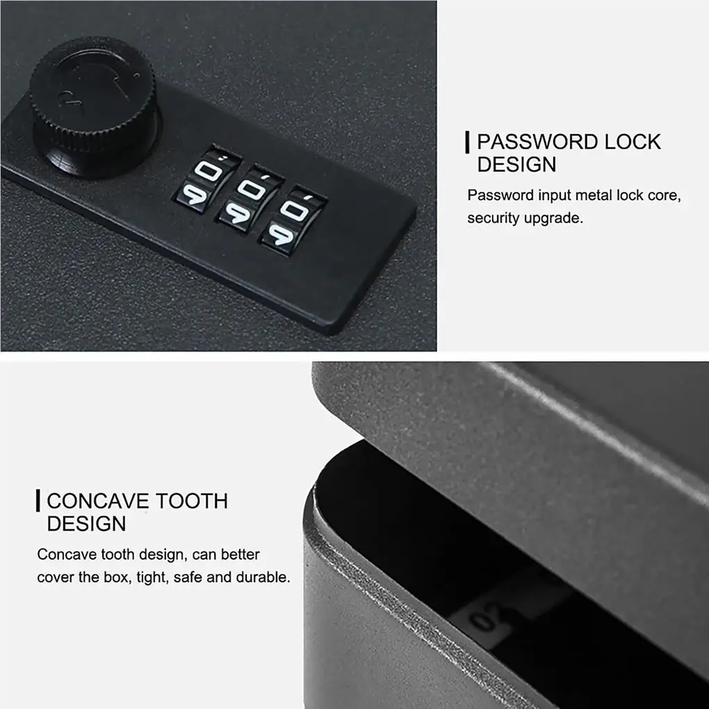 Key Cabinet Wall-mounted Lock Box Keys Containers Organization Holders