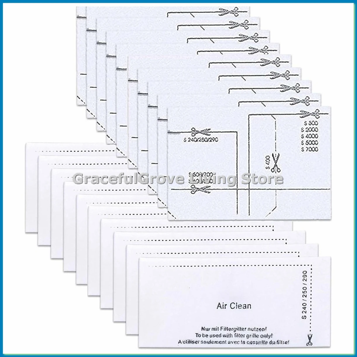 

Фильтр для пылесоса, 10 фильтров защиты двигателя и 10 комплектов фильтров для пылесоса-ABFB