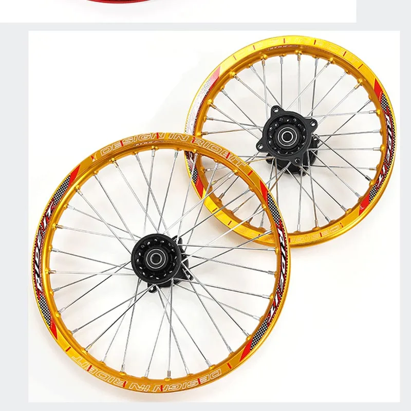 

Off-road Motorcycle Wheels Aluminum Alloy Rims 17 inch Front Wheel Hub Aluminum Rims 14 inch Rear Wheel Hub Tires and Rims