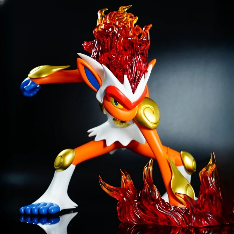 In Stock Pokemon Gk Infernape Stereoscopic Atlas Action Figure Collectible Model Toys Cartoon Decor Figurine Birthday Gift